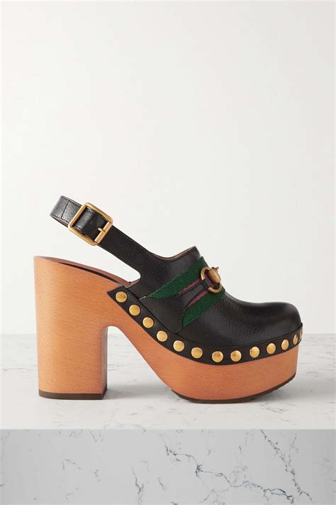 gucci platforme|gucci platform clog.